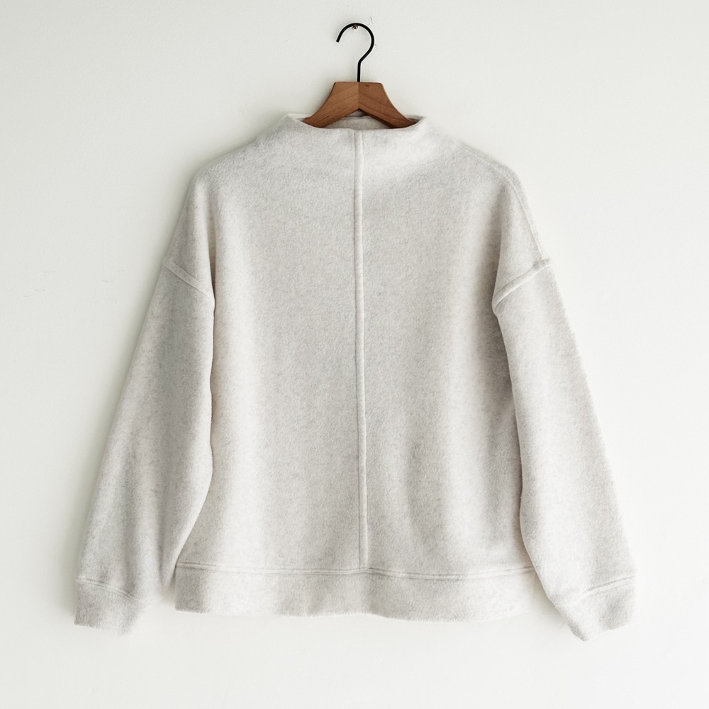 Haven Well Within Comfort Fleece Funnel Neck Pullover Sweatshirt